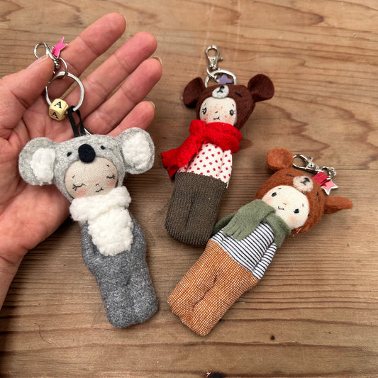 Bag Charm Dolls - Little Bears