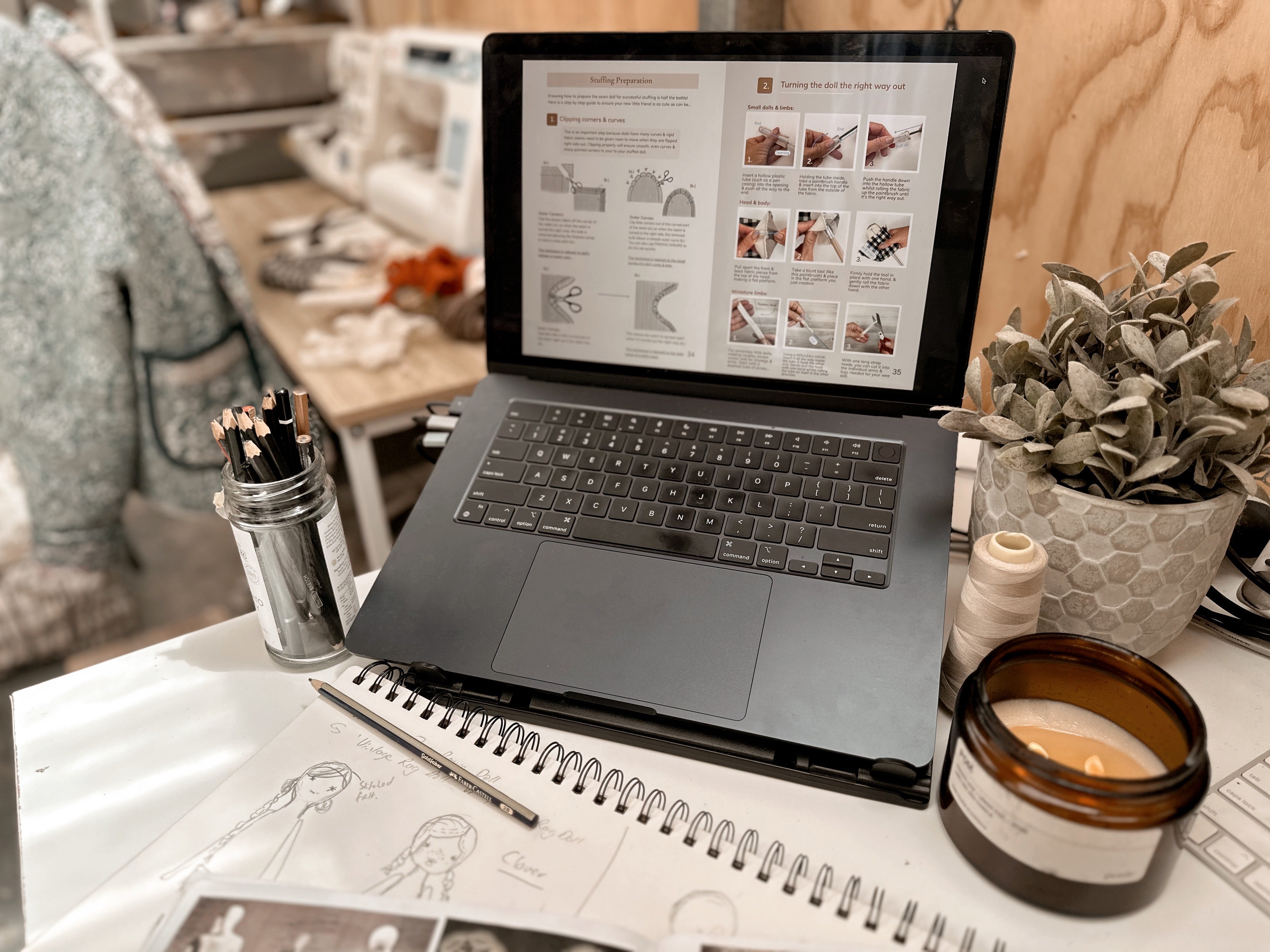 Ebook: Sewing Rag Dolls - A comprehensive beginner's guide