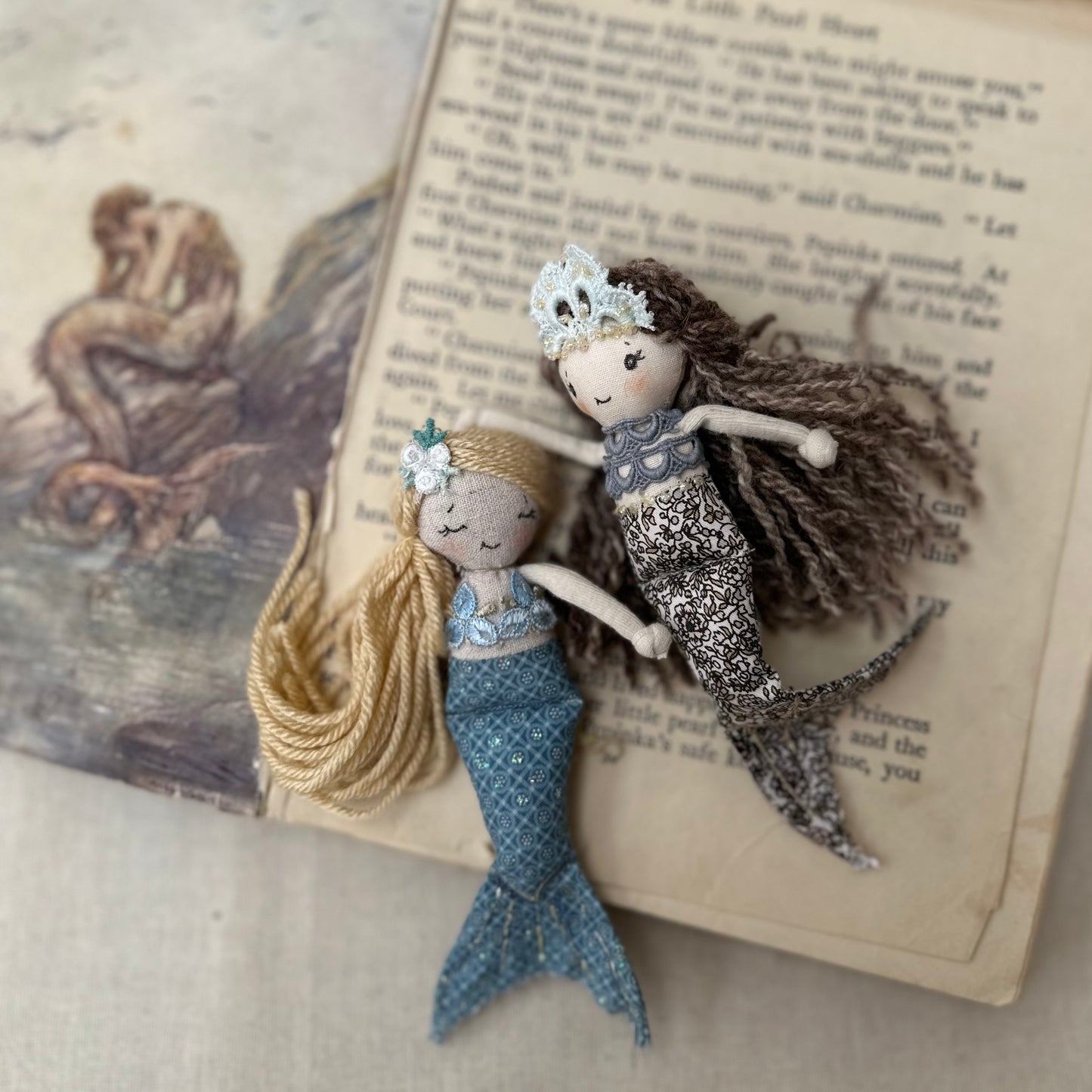 Miniature Mermaids Pattern