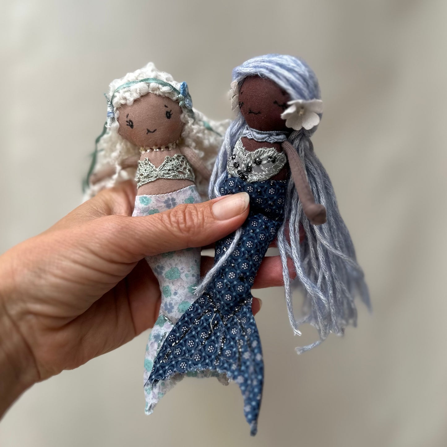 Miniature Mermaids Pattern