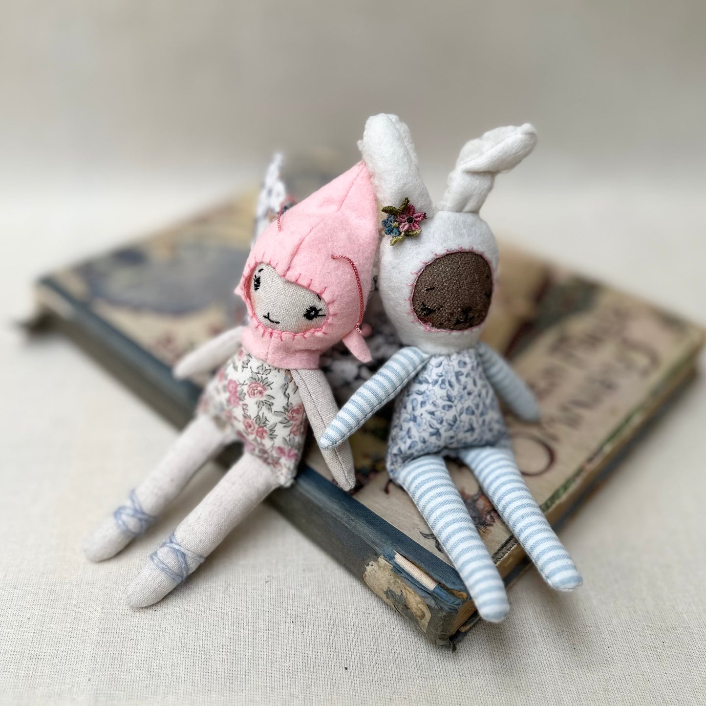 Tiny Fairy & Bunny Dolls