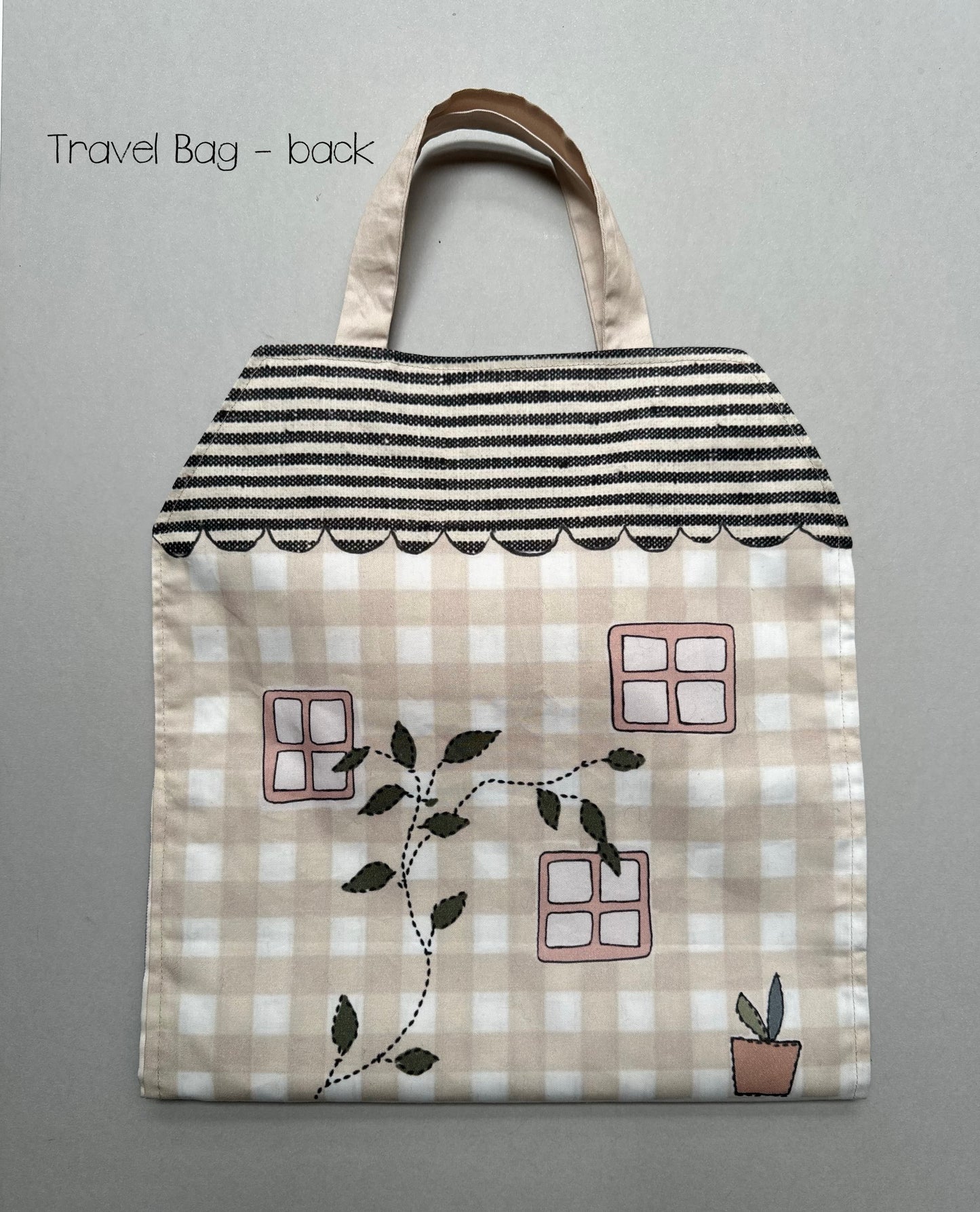 Printed Fabric Doll & Dollhouse Kit