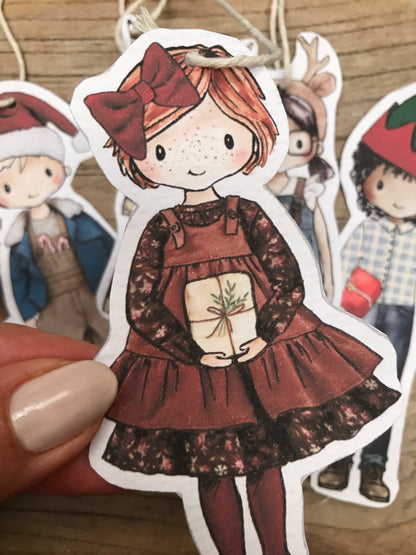 Christmas Kids Gift Tags