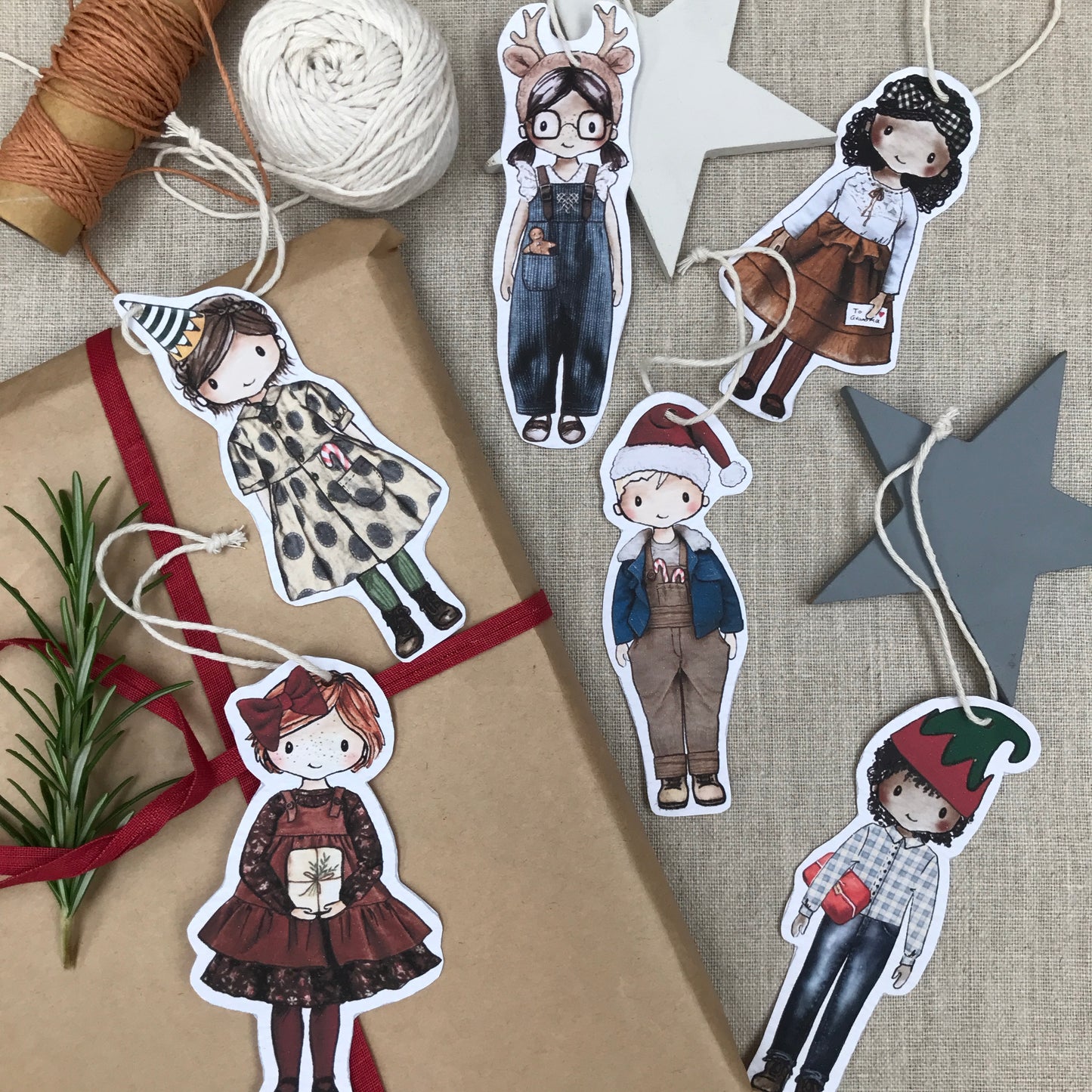 Christmas Kids Gift Tags