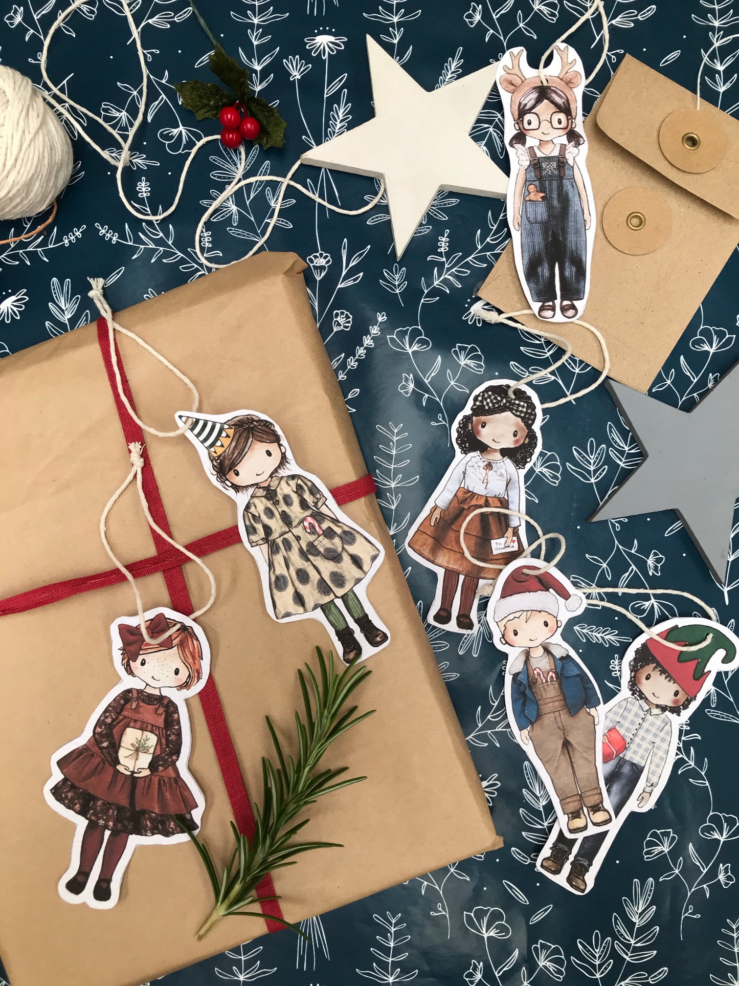 Christmas Kids Gift Tags