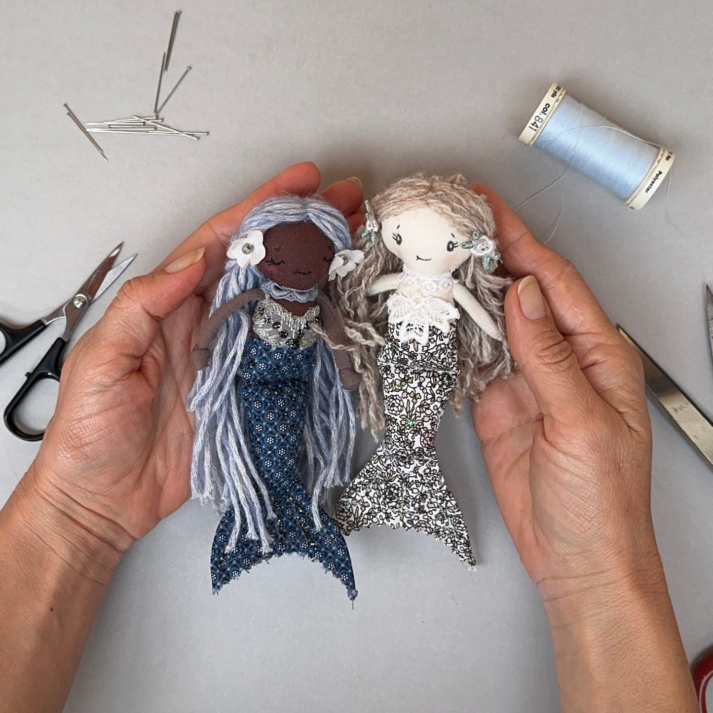 Miniature Mermaids Pattern