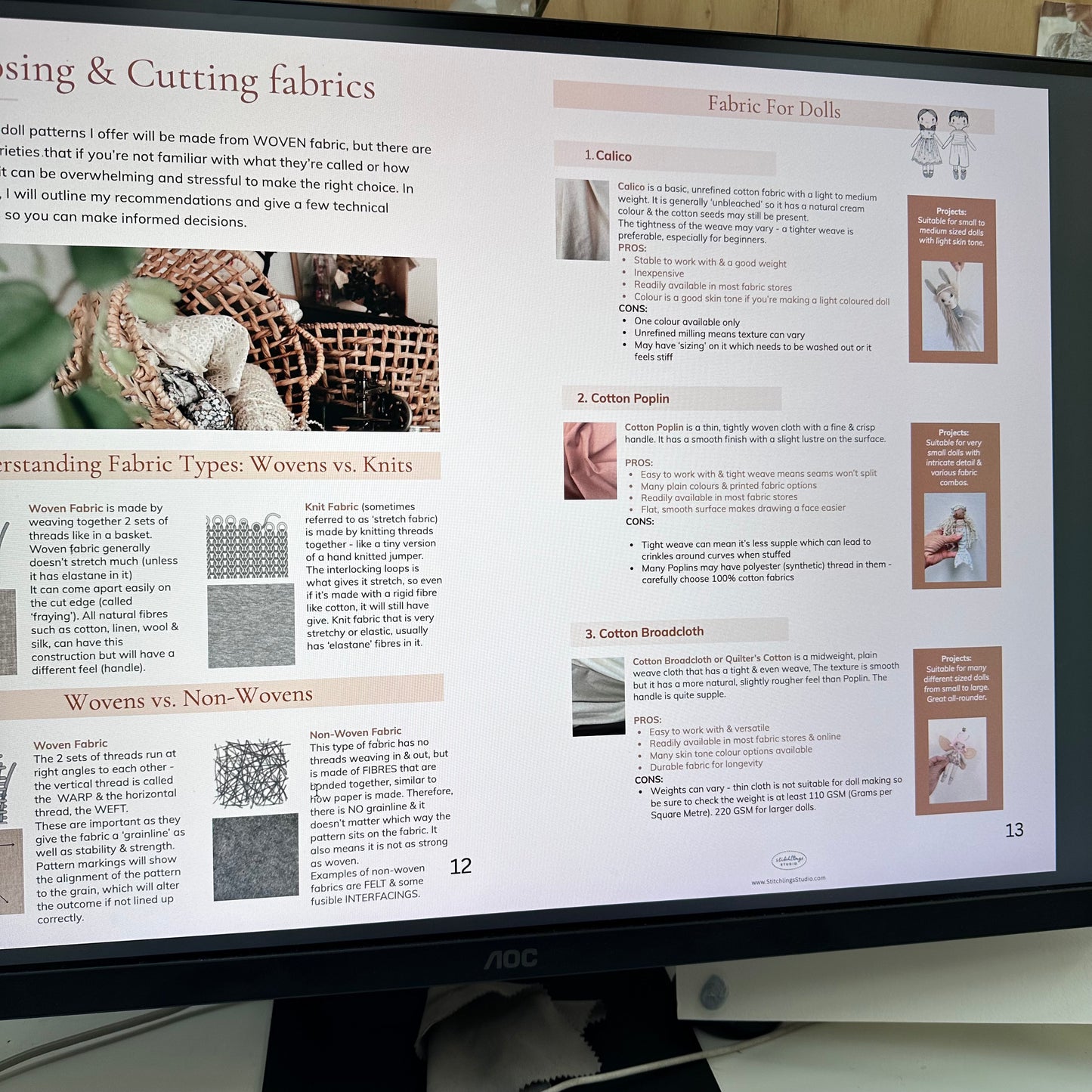 Ebook: Sewing Rag Dolls - A comprehensive beginner's guide