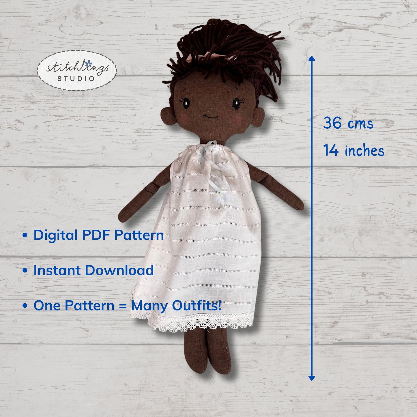 Nighty Night Outfit for 14 Inch Doll