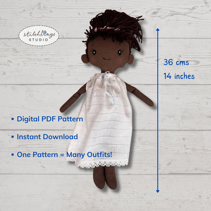 Nighty Night Outfit for 14 Inch Doll