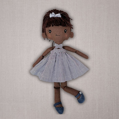 Pinafore Dress for 14 Inch Doll