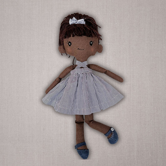 Pinafore Dress for 14 Inch Doll