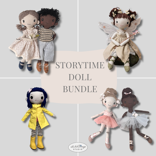Storytime Doll + 3 Outfits Bundle