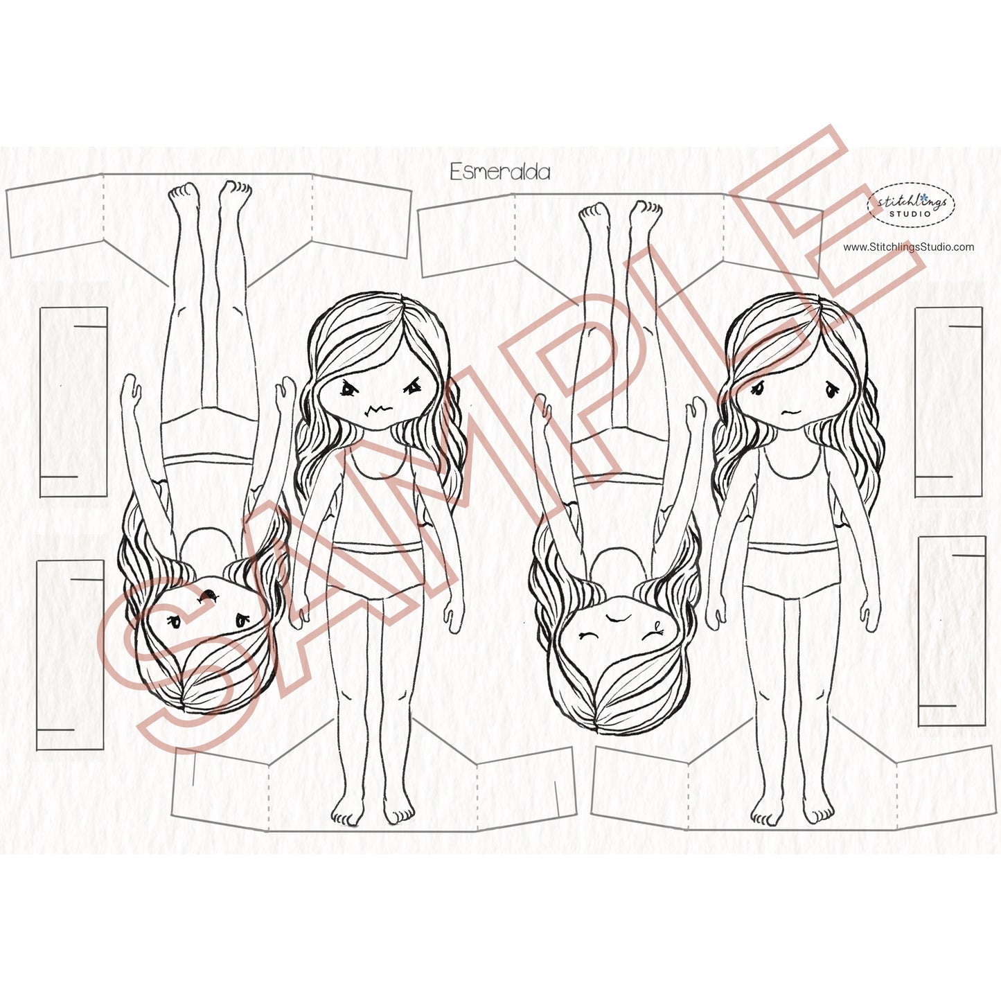 Paper Doll - Esmeralda the Forest Fairy