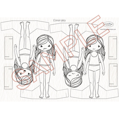 Paper Doll - Esmeralda the Forest Fairy