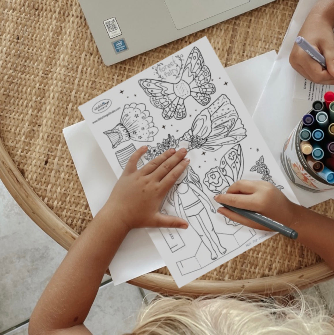 Paper Doll - Esmeralda the Forest Fairy